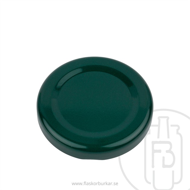 Twist off lid, 58mm, Green